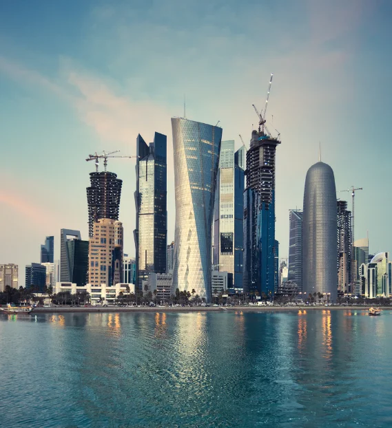 Doha skyline under active development